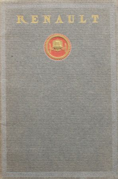 Renault Modelprogram 1909 Carbrochure (7995)